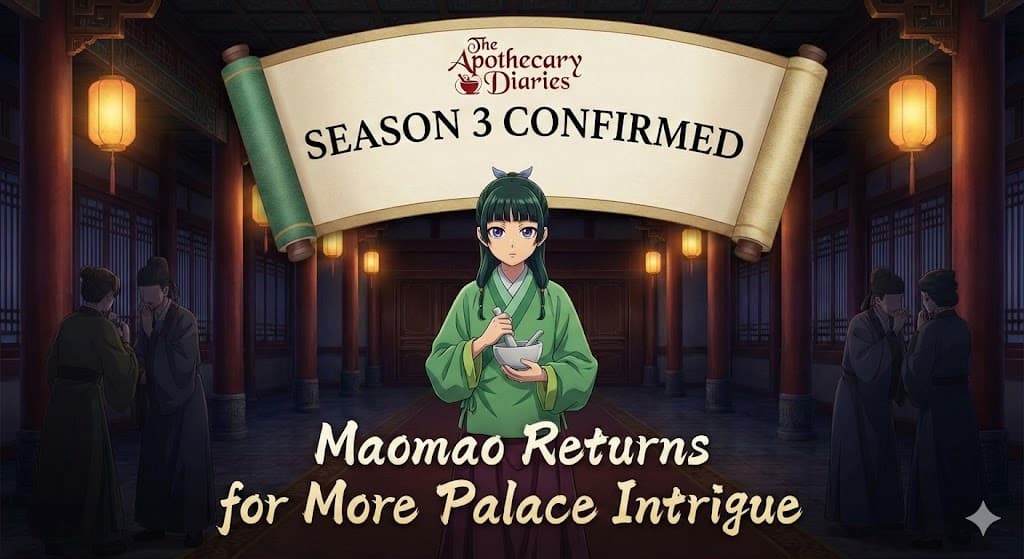 The Apothecary Diaries Season 3 Confirmed: Maomao Returns for More Palace Intrigue