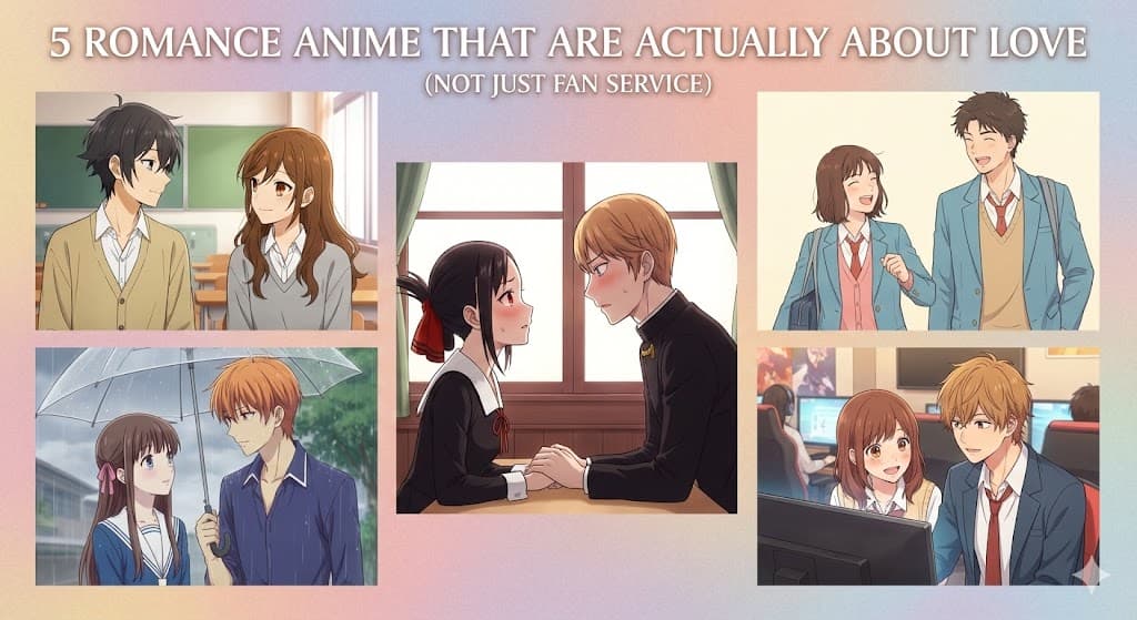 5 Romance Anime That Are Actually About Love (Not Just Fan Service)