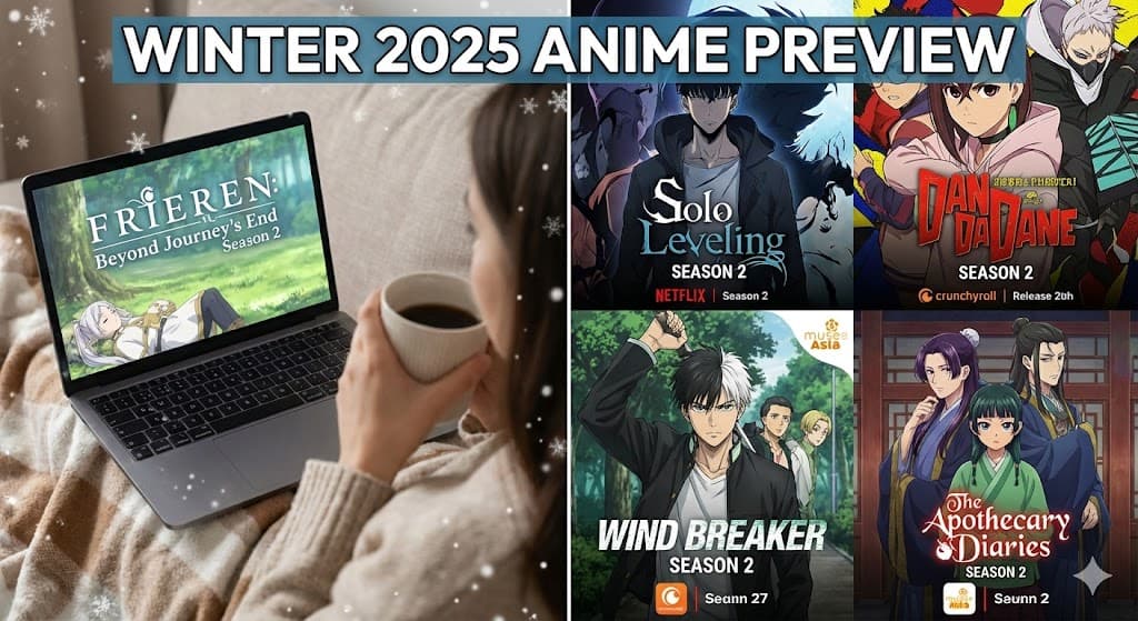 Winter 2025 Anime Preview: 15 Must-Watch Shows Coming This Season