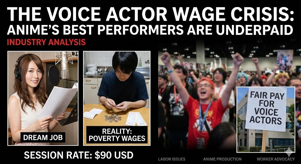The Voice Actor Wage Crisis: Why Anime's Best Performers Are Underpaid