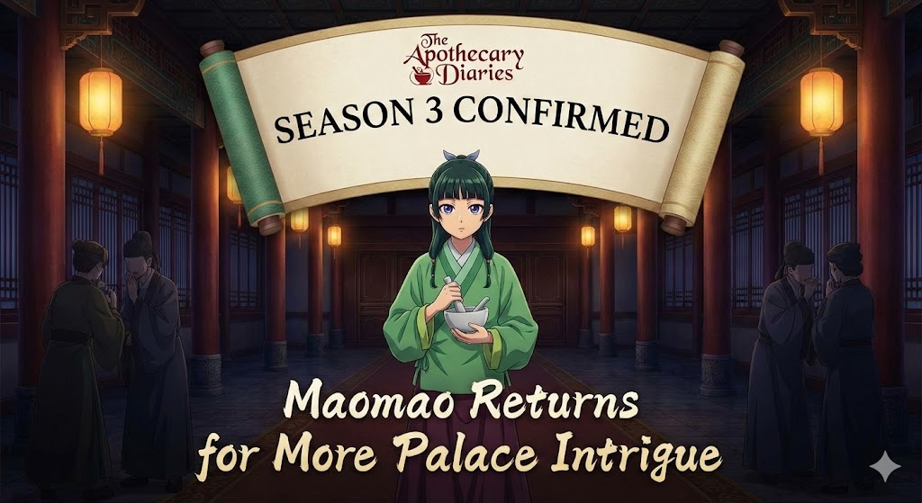 The Apothecary Diaries Season 3 Confirmed: Maomao Returns for More Palace Intrigue