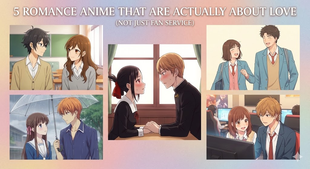 5 Romance Anime That Are Actually About Love (Not Just Fan Service)